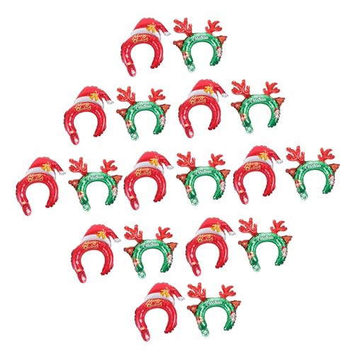 KOMBIUDA 20stücke Aufblasbare Weihnachts-haarreifen Lustige Party-dekoration Für Freunde Glänzende Aluminiumfolie Fügen Sie Festlichkeit Hinzu Für Weihnachten Und Partys KOMBIUDA 20stücke Aufblasbare Weihnachts-haarreifen Lustige Party-dekoration Für Freunde Glänzende Aluminiumfolie Fügen Sie Festlichkeit Hinzu Für Weihnachten Und Partys von KOMBIUDA