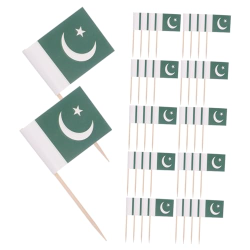 KOMBIUDA 200 Stück Pakistanische Zahnstocherflagge Cocktail Zahnstocher Cocktail Picks Flaggen Pakistan Flagge Auf Stab Martini Pick Vorspeisen Zahnstocher Snack KOMBIUDA 200 Stück Pakistanische Zahnstocherflagge Cocktail Zahnstocher Cocktail Picks Flaggen Pakistan Flagge Auf Stab Martini Pick Vorspeisen Zahnstocher Snack von KOMBIUDA