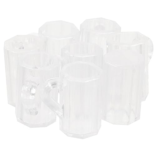 KOMBIUDA 20pcs Mini House Bier Tasse Requisiten Mini Beer Tassen Puppenhaus Miniatur Bier Tassen Mit Griffen von KOMBIUDA