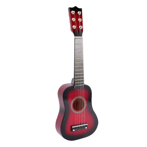 KOMBIUDA 21 Gitarrenspielzeug Für Kinder Kinderspielzeug-Ukulele-Gitarre Akustikgitarre Für Kinder Gitarre Für Kinder Im Alter Von 3-5 Jahren Musikinstrumente Für Kinder Hölzern von KOMBIUDA