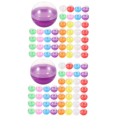 KOMBIUDA 240 STK Gacha-Schale Geschenkverpackungsball Sich Drehender Ball Behälter Für Kapseln Befüllbare Kapselbällchen Befüllbare Leere Kugeln Kapseln Spielzeug Befüllbare Kugeln Plastik von KOMBIUDA