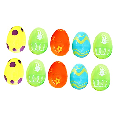 KOMBIUDA 24St offenes Ei ostereier easter egg decoration Ostereier bemalen Easter egg set -Malset Dekorationen dekorative ostereier Ostern Requisiten Plastik Colorful von KOMBIUDA