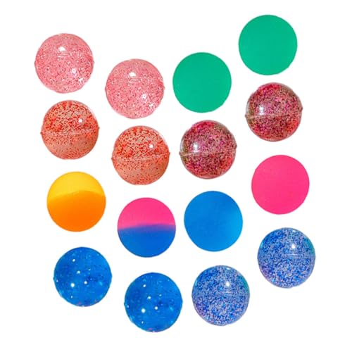 KOMBIUDA 25st Bunter Springender Ball Poolball Springball Spielen Hüpfbälle Für Kinder Elastische Hüpfbälle Lustiger Springender Ball Tierische Hüpfbälle Neon Hüpfende Bälle Plastik von KOMBIUDA