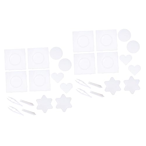 KOMBIUDA 28 STK DIY pädagogisches Werkzeug Perlen Stecktafeln Sicherungsperlen Vorlagen Mini bastelsets+für+Kinder bastel Set für Kinder Perlenwerkzeug für Kinder Sicherungsperlen Bretter von KOMBIUDA