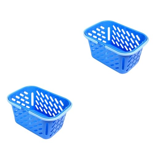 KOMBIUDA 2St Einkaufskorb Mini-Spielzeug Korb für Kinder Einkaufskörbe Spielzeugkörbe Kinderkorb Storage Baskets küchenspielzeug für Kinder Toys for Boys Spielzeuge Aufbewahrungskörbe von KOMBIUDA