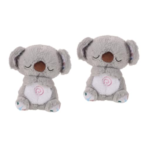 KOMBIUDA 2St Koala-Musikpuppe Stofftier für Kinder Koala Stofftier Plüsch-Koala-Spielzeug Beruhigendes Spielzeug Weiches Kuscheltier gefüllte Koala-Puppe Plüschtier Kinderpuppe PP Baumwolle von KOMBIUDA