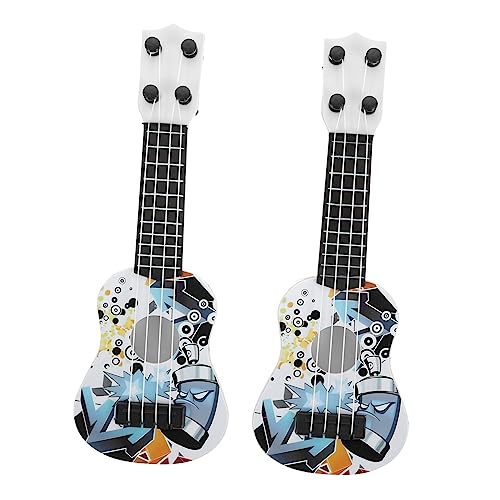 KOMBIUDA 2St Mini-Simulations Gitarre Gitarrenspielzeug Miniatur-Musikinstrument kinderinstrumente musikinstrumente für Frühpädagogisches Miniatur-Simulationsgitarre von KOMBIUDA