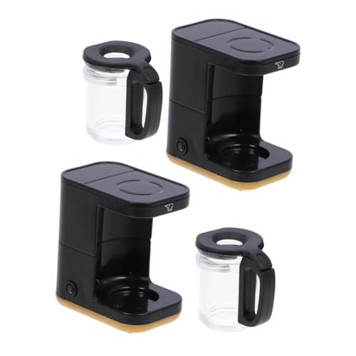 KOMBIUDA 2St Modell Einer Mini-Kaffeemaschine interaktives Spielzeug Kinder Rollenspiel Kaffeekanne Modell Spielzeug für Kinder Mixer Spielzeug Café-Spielset für Kinder Miniküche Plastik von KOMBIUDA