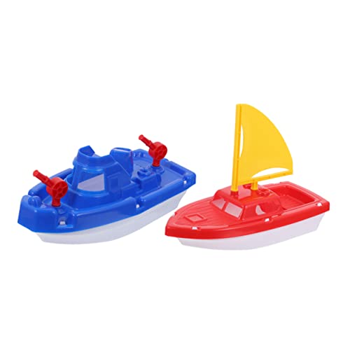 KOMBIUDA 2St Schnellboot Outdoor draußen Boot Beach Toys Babybadewanne badewanne Boot für Kinderspielzeug Plastik von KOMBIUDA