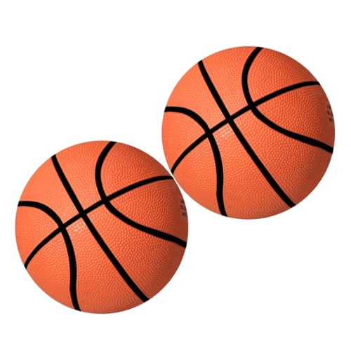 KOMBIUDA 2er Set Aufblasbare Mini Basketballspielzeuge Für Interaktives Basketballspiel Für Eltern Kind Aktivitäten Orange Durchmesser von KOMBIUDA