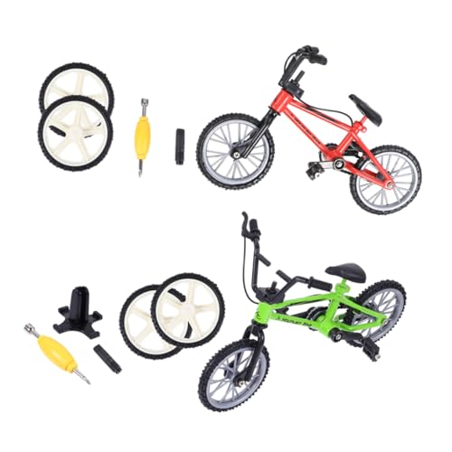 KOMBIUDA Fingerbike-tischspiel-Set 2er-Pack Schreibtischspiel Für Jungen Und Mädchen Aluminiumlegierung Lernspielzeug Für Jungen Und Mädchen Fördert Kreativität Und Orientierungssinn von KOMBIUDA