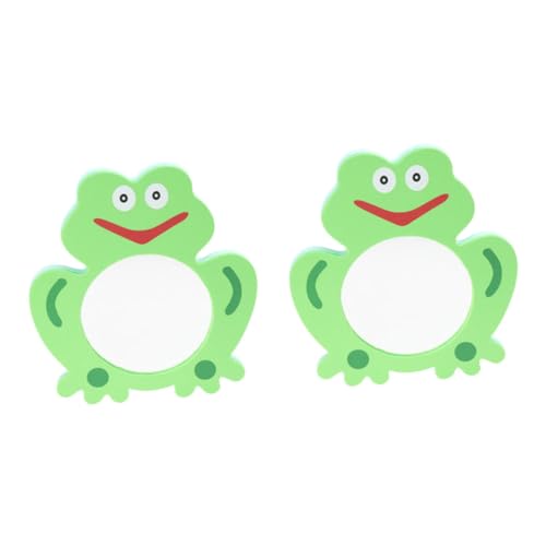 KOMBIUDA 2st Frosch Spiegel Spiegel Süße Spiegelspielzeuge Karikatur Badespielzeug Spiegel Badezeit Babyspielzeug Spielzeug Kleinkindspielzeug Tierspielzeug Kleinkinder Eva von KOMBIUDA