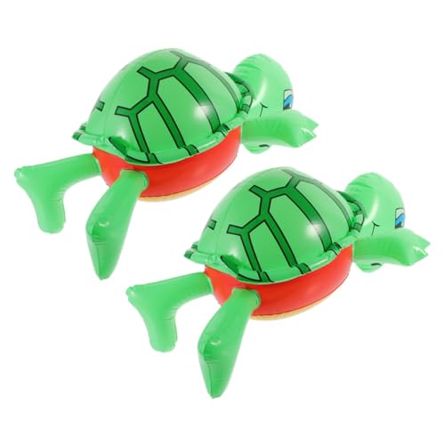 KOMBIUDA 2st Schildkrötenballon Cartoon-entferner Wärmer Luftballons Für Uhrenbeweger Perlen Cartoon-flaschenöffner Luft Flaschenöffner Wasserdichter Hamster Luxushamster PVC Green von KOMBIUDA