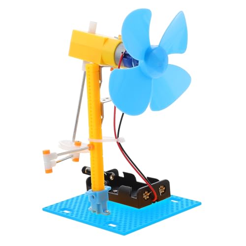 KOMBIUDA 3 Sätze DIY Wissenschaft liche Lehrmittel Lernspielzeug Mini-Motor Mini-Fans bastel Set für Kinder bastelkasten Spielzeug für wissenschaftliche Experimente DIY-Lüftermodell Plastik von KOMBIUDA