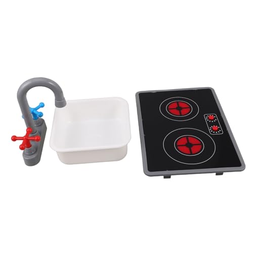 KOMBIUDA 3 Stück Küchenspielzeug Für Spielzeugzubehör Für Die Spielküche Waschbecken-Wasserhahn- Küchengerät Koch-rollenspielspielzeug Plastik KOMBIUDA 3 Stück Küchenspielzeug Für Spielzeugzubehör Für Die Spielküche Waschbecken-Wasserhahn- Küchengerät Koch-rollenspielspielzeug Plastik von KOMBIUDA