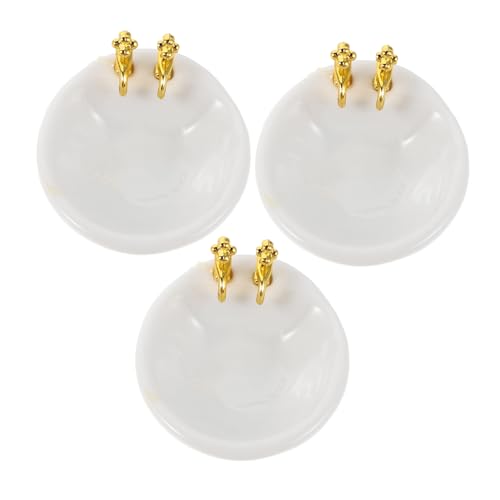 KOMBIUDA 3 Stück Maßstab Weiß Handwaschbecken Realistische Badezimmer Dekoration für Puppenhaus Bad und Küche KOMBIUDA 3 Stück Maßstab Weiß Handwaschbecken Realistische Badezimmer Dekoration für Puppenhaus Bad und Küche von KOMBIUDA