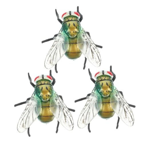 KOMBIUDA 3 Stück Realistische Kunststoff Fliegen Figuren Teiliges Täuschend Echte Insektenmodelle für Pädagogisches Spiel Sammeln und Halloween Deko Leicht und Detailgetreu für KOMBIUDA 3 Stück Realistische Kunststoff Fliegen Figuren Teiliges Täuschend Echte Insektenmodelle für Pädagogisches Spiel Sammeln und Halloween Deko Leicht und Detailgetreu für von KOMBIUDA