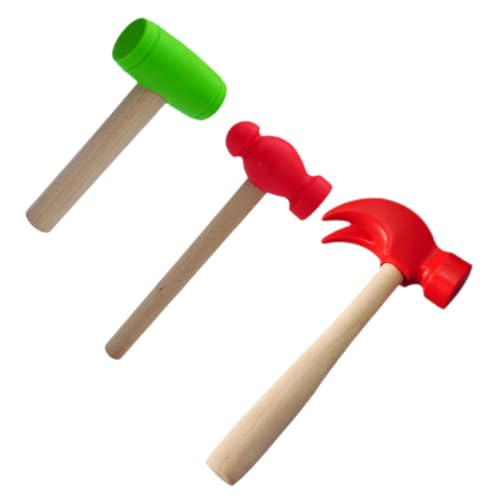 KOMBIUDA 3 Stück Teiliges Holzhammer Kleines Leichtes Fördert Hand Auge koordination Feinmotorische Fähigkeiten und Motorische Entwicklung Sicher und Langlebig KOMBIUDA 3 Stück Teiliges Holzhammer Kleines Leichtes Fördert Hand Auge koordination Feinmotorische Fähigkeiten und Motorische Entwicklung Sicher und Langlebig von KOMBIUDA