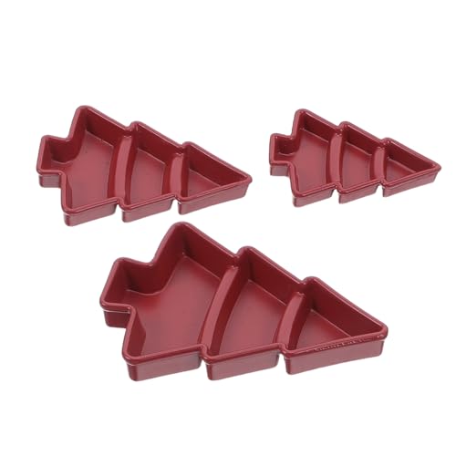 KOMBIUDA 3 Stück Teiliges Miniatur-geschirrset aus Legierung Miniatur-weihnachtsteller Dessertplatten und Obstschalen Realistische Puppenhaus-küchenaccessoires für Rollenspiel KOMBIUDA 3 Stück Teiliges Miniatur-geschirrset aus Legierung Miniatur-weihnachtsteller Dessertplatten und Obstschalen Realistische Puppenhaus-küchenaccessoires für Rollenspiel von KOMBIUDA