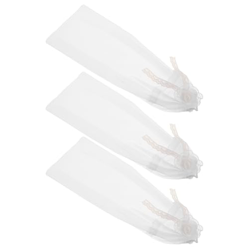 KOMBIUDA 3 Stücke Teiliges Puppen-hochzeitskopftuch Miniatur Brautschleier mit Spitzenverzierung Vielseitiges Zubehör für Puppenkostüme für Hochzeitsspiel und Sammlungen KOMBIUDA 3 Stücke Teiliges Puppen-hochzeitskopftuch Miniatur Brautschleier mit Spitzenverzierung Vielseitiges Zubehör für Puppenkostüme für Hochzeitsspiel und Sammlungen von KOMBIUDA