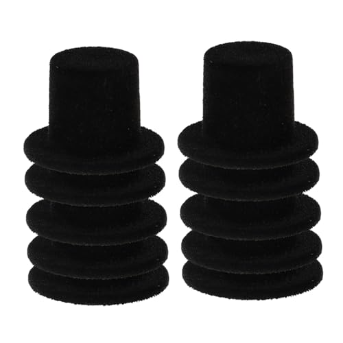 KOMBIUDA 30 Stück Mini Samt-hüte Schwarz Kleine Formelle DIY Hüte für Halloween-Party Magierprojekte Puppen Haustierdekoration Vielseitige Bastelaccessoires für Familienfeiern und KOMBIUDA 30 Stück Mini Samt-hüte Schwarz Kleine Formelle DIY Hüte für Halloween-Party Magierprojekte Puppen Haustierdekoration Vielseitige Bastelaccessoires für Familienfeiern und von KOMBIUDA