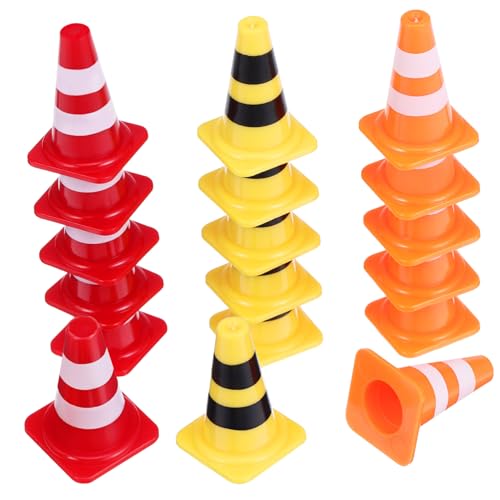 KOMBIUDA 30 Teiliges Mini Verkehrskegel aus Robustem Bunte Kleine Straßenkegel mit Glatter Oberfläche für Sicheres Verkehrszeichen Spiel Pädagogisches zur Verkehrserziehung KOMBIUDA 30 Teiliges Mini Verkehrskegel aus Robustem Bunte Kleine Straßenkegel mit Glatter Oberfläche für Sicheres Verkehrszeichen Spiel Pädagogisches zur Verkehrserziehung von KOMBIUDA