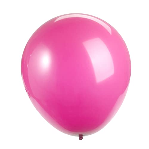 KOMBIUDA 36 Latexballon Ballongas Luftballons Riesiger Partyballon Runder Ballon Dekorativer Luftballon Rosa von KOMBIUDA