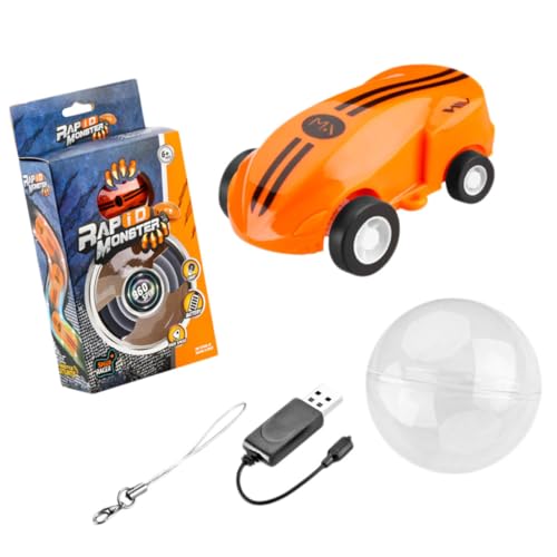 KOMBIUDA 360 Hand-Stunt-Auto Stunt-Auto-Modell Mini-Spielzeug Mini-Auto-Spielzeug Spielzeugfahrzeug Für Kinder Auto Spielzeug Autospielzeug Kinderspielzeugautos Renn-stuntauto Orange von KOMBIUDA