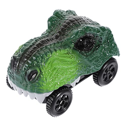 KOMBIUDA 3St Dinosaurier-Auto Mini Auto Blitzspielzeug Mini-Autos Ferngesteuertes Auto Kinder puppenwagen kinderspielzeug Auto Ersatz-Schienenwagen Kinder verfolgen Auto Spielzeug Abs Green von KOMBIUDA