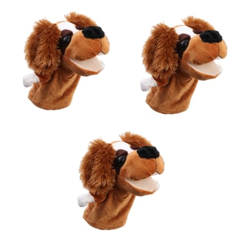 KOMBIUDA 3St Geschichte Handpuppen Rayan-Spielzeug für Kinder Welpen-Handpuppe -Handpuppen Puppentheater für Kinder Animal-Design plushdoll Tierhandpuppen Handpuppen für Babys von KOMBIUDA