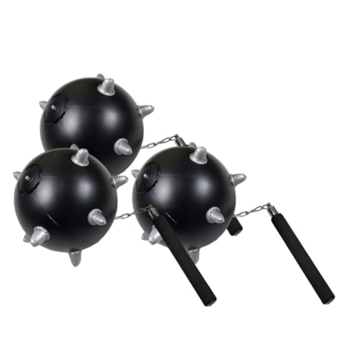 KOMBIUDA 3st Aufblasbarer Meteorhammer Aufblasbare Spielzeugfledermaus Badespielzeug Für Kinder Hammer Spielzeug Kidcraft-spielset Wannenspielzeug Aufblasbare Kinderhammer Black Pvc von KOMBIUDA