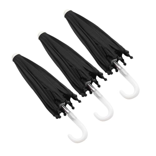 KOMBIUDA 3stücke Miniatur Regenschirm Für Puppenhaus Faltbare Mini Regenschirme Schwarz Stylische Dekoration Für Miniaturmodelle Und Puppenzubehör Robuste Und Sichere Materialien KOMBIUDA 3stücke Miniatur Regenschirm Für Puppenhaus Faltbare Mini Regenschirme Schwarz Stylische Dekoration Für Miniaturmodelle Und Puppenzubehör Robuste Und Sichere Materialien von KOMBIUDA