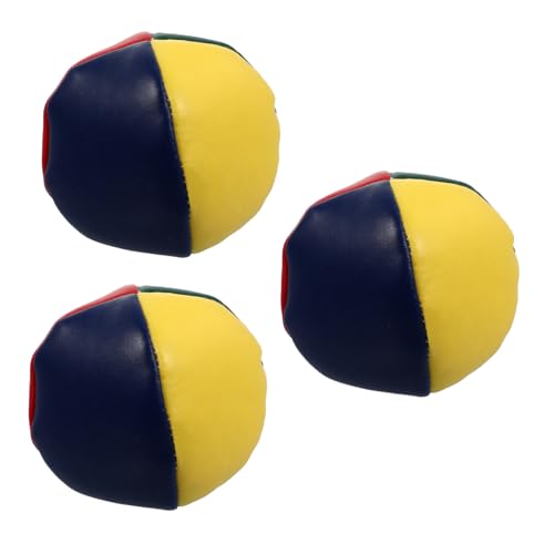 KOMBIUDA 3st Sandsack Jonglieren Sie Den Ball Jonglierball Kinderspielzeug Sandsack Für Klassischer Jonglier-sandsack Buntes Sandsackspielzeug Outdoor-sandsack- Pu von KOMBIUDA