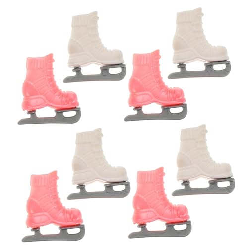 KOMBIUDA 4 Rollschuhe Schlittschuhe Rollschuhe für Puppen Mini-Fingerschuhe Puppen Rollschuhe Rollschuhe Mini- -Layout-Requisiten Hauszubehör von KOMBIUDA