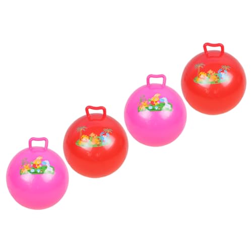 KOMBIUDA 4 Stück „Pat The Ball“ Springender Ballon Hüpfbälle Für Kinder Hüpfball Hippity Hüpfbälle Für Kinder Von 3–6 Jahren Springende Hüpfbälle Für Kinder Hüpfball Für Kinder PVC von KOMBIUDA