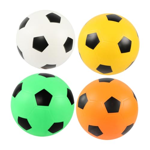 KOMBIUDA 4 Stück Fußball Outdoor draußen spielzeuge für gieskanne kinderspielzeug hühner PVC-Fußbälle aufblasbare Fußbälle Green von KOMBIUDA