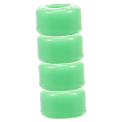 KOMBIUDA 4 Stück Lern-Skate-Roller-Modell Rad Freizeit Schreibtischspiel Deckräder Hand Finger Skateboard Fingerrollschuh Fingerspitzen-Bewegungsspielzeug Plastik Green von KOMBIUDA