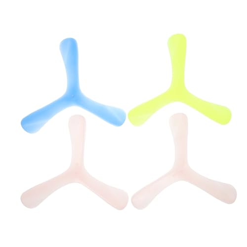 KOMBIUDA 4 Stück Leuchtende Boomerangs Outdoor Lustige Dreieckige Rückkehr Werfer Bunte Nachtlicht flugspielzeuge für Familien Festival Freizeitgeschenk KOMBIUDA 4 Stück Leuchtende Boomerangs Outdoor Lustige Dreieckige Rückkehr Werfer Bunte Nachtlicht flugspielzeuge für Familien Festival Freizeitgeschenk von KOMBIUDA