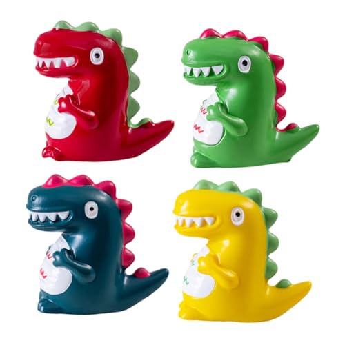 KOMBIUDA 4 Stück Mikrolandschaft Dinosaurier Mini Skelett Mini Dinosaurier Figuren Mini Figuren Meerestiere Winzige Tiere Cartoon Dinosaurier Statuen Mini Dinosaurier Tierfigur Harz von KOMBIUDA