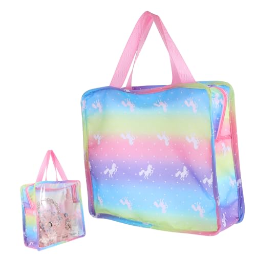 KOMBIUDA 4 Stück Puppen Tragetasche Aufbewahrungstasche Cartoon Handtasche Taschen Puppenzubehör Spielzeug Aufbewahrungstasche Puppenträger Puppenzubehör Puppenvitrine von KOMBIUDA