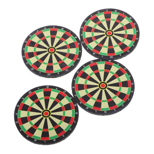 KOMBIUDA 4 Stück Puppenhaus dartspiel Spielzeug Magnet-Dartscheibe Mini-Dartscheibe Magnetische Dartscheibe für Kinder winzige Dartscheiben interaktive Sportspiele Dartscheibenständer von KOMBIUDA