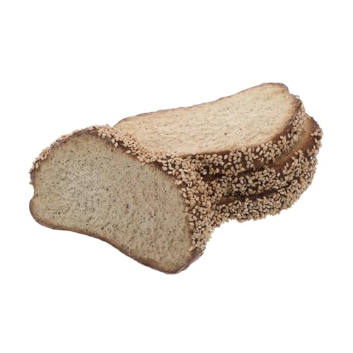 KOMBIUDA Brotform 4 Stück Künstliche Brotscheiben Für Zuhause Küche Spielzeug Brotmodell Schmuck Ornament von KOMBIUDA