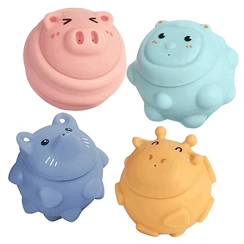 KOMBIUDA 4 Stück Spielzeug kneifen Kinderspielzeug Spielzeug für Kinder Soft Toy Decompression Toy Fun Toy Spielzeuge Badespielzeug für Babys Cartoon-Zappelspielzeug Spielzeug Plastik von KOMBIUDA