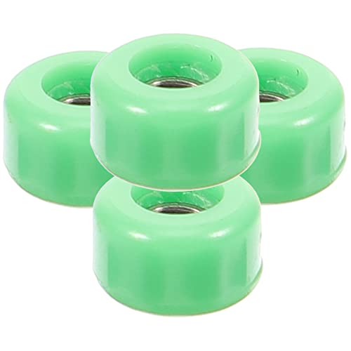 KOMBIUDA 4 Stück Sportspielzeug mit Fingerspitzen Hand Finger Skateboard Finger-Skateboard-Set zappelt Kinderspielzeug Rad Finger-Skate-Modell Schreibtisch Plastik Green von KOMBIUDA