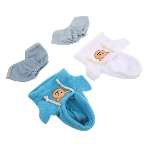 KOMBIUDA 4 Stück Teiliges Bear Hoodie für Kuscheltiere Weiche Baumwoll-Kapuzenjacke und Jeans Niedliche Kleine Spielzeugbärenkleidung Geeignet für DIY Plüsch-Outfits und Puppenkleidung KOMBIUDA 4 Stück Teiliges Bear Hoodie für Kuscheltiere Weiche Baumwoll-Kapuzenjacke und Jeans Niedliche Kleine Spielzeugbärenkleidung Geeignet für DIY Plüsch-Outfits und Puppenkleidung von KOMBIUDA