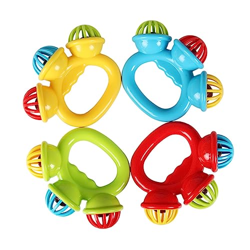 KOMBIUDA 4 Stück Teiliges Handglocken Farbige Rassel Spielzeuge Pädagogisch Rhythmisch Fördernd Mini und Tragbar Geeignet für Junge Mädchen und Kleinkinder von Jahren KOMBIUDA 4 Stück Teiliges Handglocken Farbige Rassel Spielzeuge Pädagogisch Rhythmisch Fördernd Mini und Tragbar Geeignet für Junge Mädchen und Kleinkinder von Jahren von KOMBIUDA