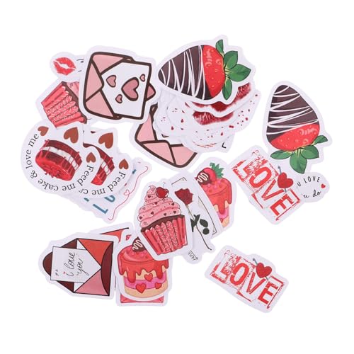 KOMBIUDA 46 Teiliges Valentinstag Handbuch Dekoration Scrapbooking Hochzeitsdekoration Schrottbuchung Zubehör Set Valentinstag Zubehör Valentinstag Party Dekoration Liebes von KOMBIUDA