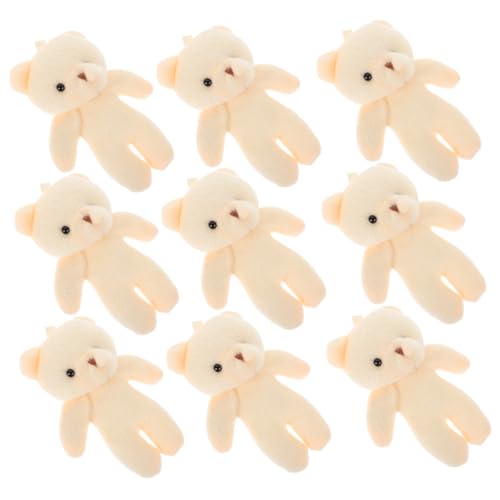 KOMBIUDA 48 STK Mini-Puppe Mini-plüschbären Kaninchen Plüsch Kleiner Gelenkbär Taschenbär-anhänger Kuscheltier Bär Plüsch Tragbare Kleine Bären Minibären Für Die Babyparty Pp Baumwolle von KOMBIUDA