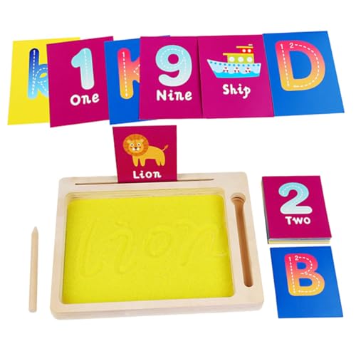 KOMBIUDA 5 Sätze Spielzeug zum Sandmalen farbige Sandmalerei Sandkissen zum Lackieren Sandvorräte sandmalerei für Kinder Sandmalerei Kinder Sandhandwerk pädagogische Sandmalerei Papier von KOMBIUDA