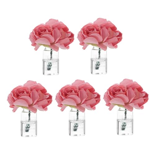 KOMBIUDA 5 Stück Miniatur Glasvase mit Bunten Künstlichen Blumen Mini Blumentopf für Puppenhaus Micro Landschaft Dekoration Vielseitiges Miniatur-Diorama Zubehör für Schreibtisch und KOMBIUDA 5 Stück Miniatur Glasvase mit Bunten Künstlichen Blumen Mini Blumentopf für Puppenhaus Micro Landschaft Dekoration Vielseitiges Miniatur-Diorama Zubehör für Schreibtisch und von KOMBIUDA